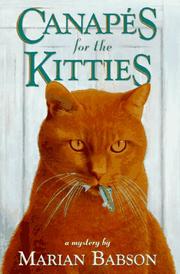 Front cover of Canapés for the kitties by Marian Babson
