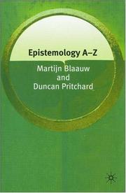 Cover of Epistemology A-Z by Martijn Blaauw