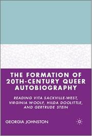 Front cover of The Formation of 20th-Century Queer Autobiography by Georgia Johnston