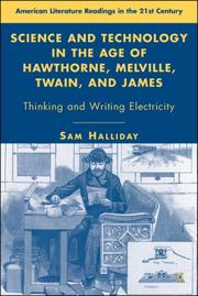 Front cover of Science and Technology in the Age of Hawthorne, Melville, Twain, and James by Sam Halliday