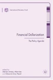 Cover of Financial dollarization by Alain Ize