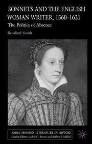 Front cover of Sonnets and the English woman writer, 1560-1621 by Rosalind Smith