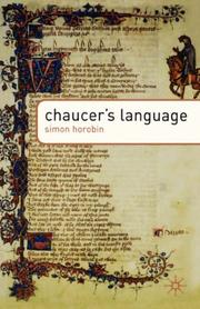 Cover of Chaucer's Language by Simon Horobin