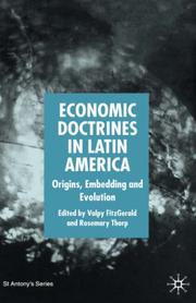 Front cover of Economic doctrines in Latin America by E. V. K. Fitzgerald