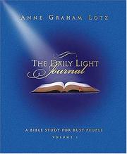 Cover of Daily Light Journal by Anne Graham Lotz