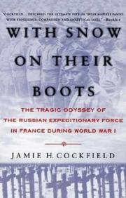 Front cover of With Snow on their Boots by Jamie H. Cockfield