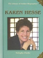 Front cover of Karen Hesse by Nzingha Clarke