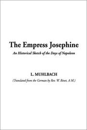 Front cover of The Empress Josephine by Luise Mühlbach