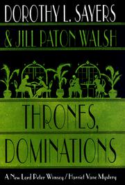 Cover of Thrones, dominations by Jill Paton Walsh