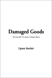 Cover of Damaged goods by Upton Sinclair