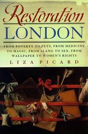 Front cover of Restoration London by Liza Picard