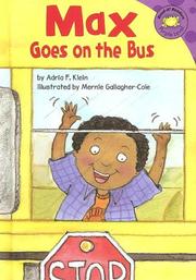 Cover of Max goes on the bus by Adria F. Klein