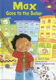 Cover of Max goes to the barber by Adria F. Klein