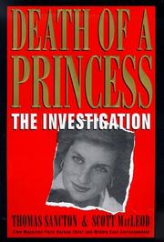Front cover of Death of a princess by Thomas Sancton