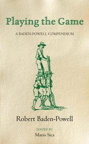 Cover of Playing the game by Robert Baden-Powell