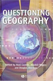 Cover of Questioning geography by Douglas Joel Sherman