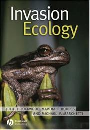 Front cover of Invasion ecology by Julie L. Lockwood