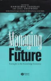 Cover of Managing the Future by Jill Shepherd