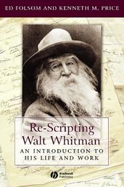 Cover of Re-scripting Walt Whitman by Ed Folsom