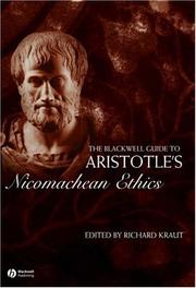 Cover of The Blackwell guide to Aristotle's Nicomachean ethics by Richard Kraut