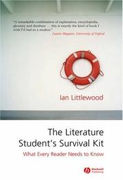 Cover of The literature student's survival kit by Ian Littlewood