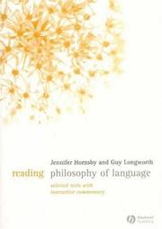 Front cover of Reading philosophy of language by Guy Longworth