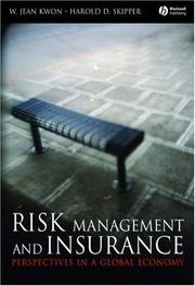 Front cover of Risk management and insurance by Harold D. Skipper