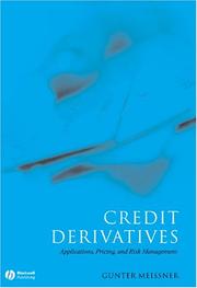 Cover of Credit Derivatives by Gunter Meissner