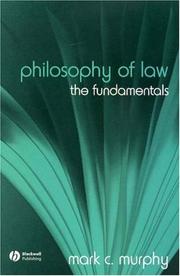 Front cover of Philosophy of Law by Mark C. Murphy