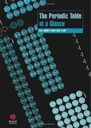 Front cover of The periodic table at a glance by M. A. Beckett