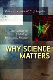 Cover of Why science matters by Robert W. Proctor