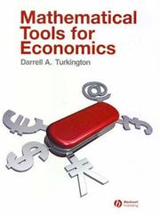 Cover of Mathematical tools for economics by Darrell A. Turkington