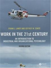 Front cover of Work in the 21st century by Frank J. Landy