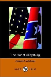 Front cover of The Star of Gettysburg by Joseph A. Altsheler