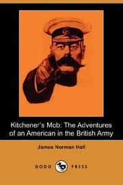 Cover of Kitchener's mob by James Norman Hall