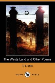 Front cover of The waste land and other poems by T. S. Eliot
