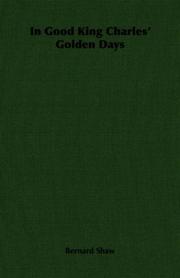 Cover of In Good King Charles' Golden Days by George Bernard Shaw