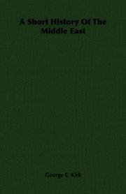 Cover of A short history of the Middle East by George E. Kirk