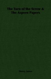 Front cover of The Aspern Papers / The Turn of the Screw by Henry James