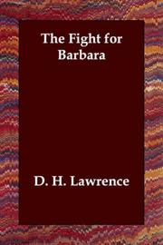 Front cover of The Fight for Barbara by D. H. Lawrence