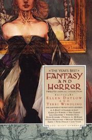 Front cover of The Year's Best Fantasy and Horror--Twelfth annual collection by Ellen Datlow