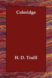 Cover of Coleridge by Henry Duff Trail