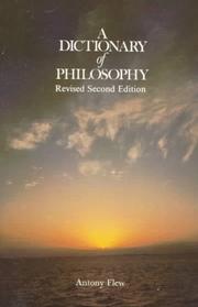 Cover of A Dictionary of philosophy by Antony Flew