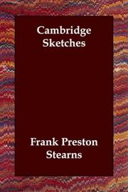 Front cover of Cambridge Sketches by Frank Preston Stearns