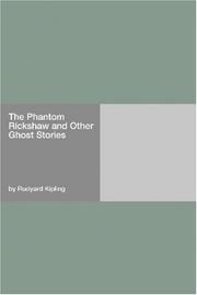 Cover of The Phantom Rickshaw and Other Ghost Stories by Rudyard Kipling