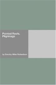 Cover of Pointed Roofs. Pilgrimage by Dorothy Richardson