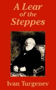 Front cover of A Lear of the Steppes by Ivan Sergeevich Turgenev