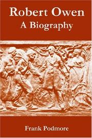 Cover of Robert Owen by Frank Podmore