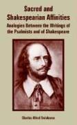 Front cover of Sacred & Shakespearian affinities by Charles Alfred Swinburne
