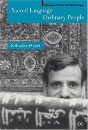 Front cover of Sacred Language, Ordinary People by Niloofar Haeri